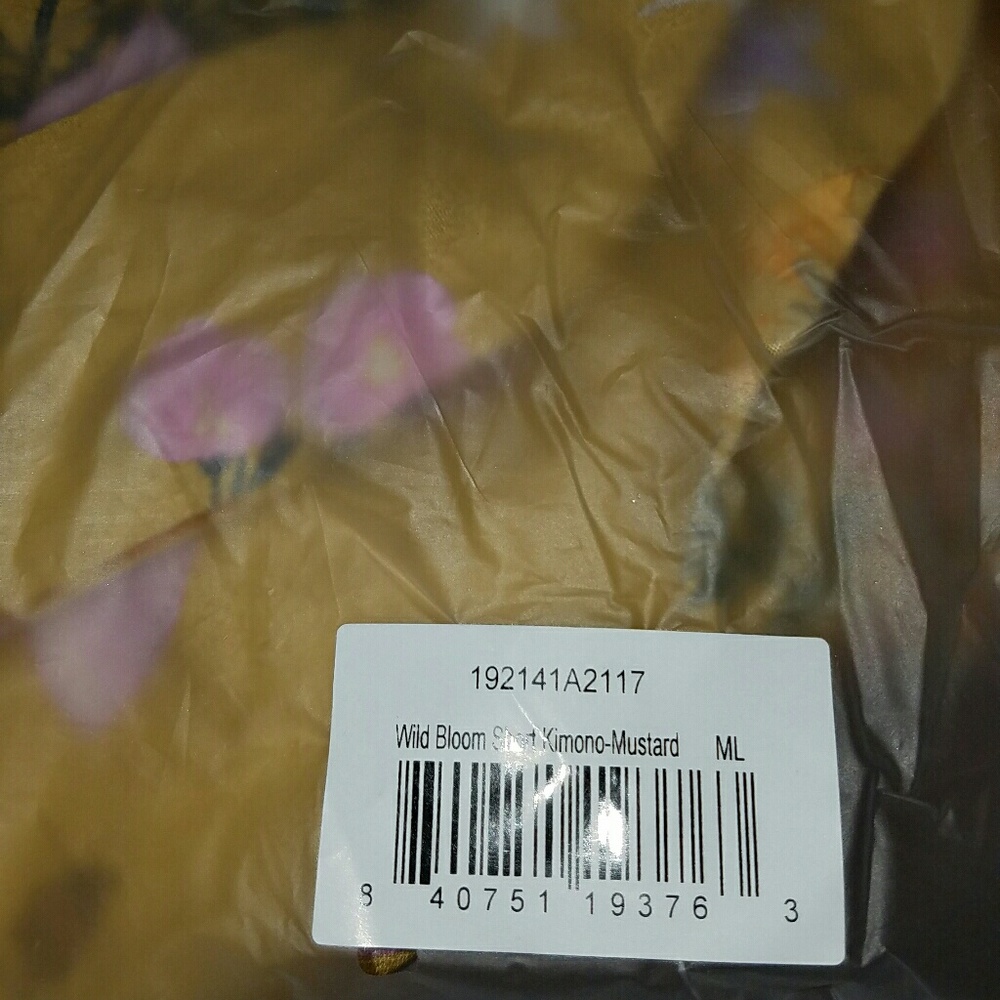 New spell designs wild bloom short kimono robe M/L - Picture 8 of 8